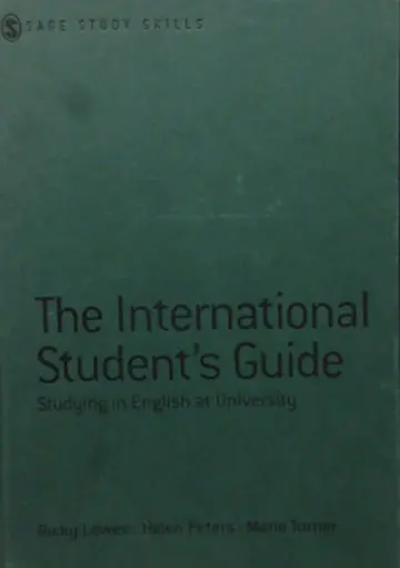 Cover of The International Student's Guide