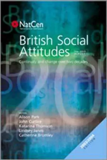 Cover of British Social Attitudes