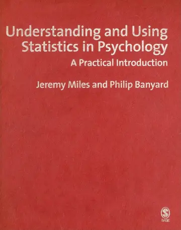 Cover of Understanding and Using Statistics in Psychology
