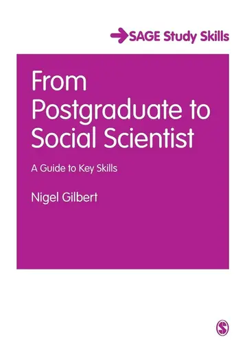 Cover of From Postgraduate to Social Scientist