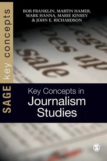 Cover of Key Concepts in Journalism Studies