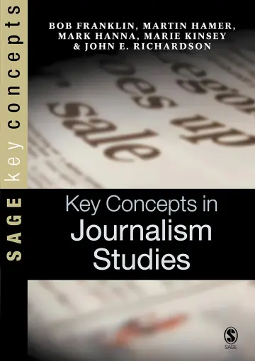 Cover of Key Concepts in Journalism Studies