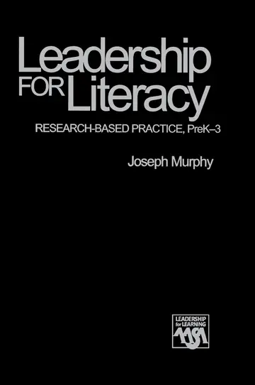 Cover of Leadership for Literacy