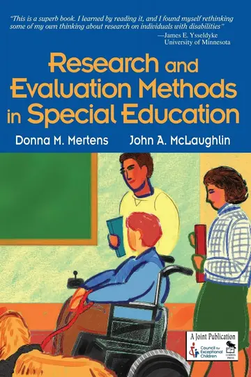 Cover of Research and Evaluation Methods in Special Education