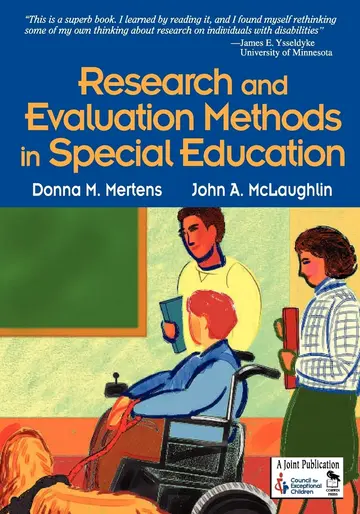 Cover of Research and Evaluation Methods in Special Education