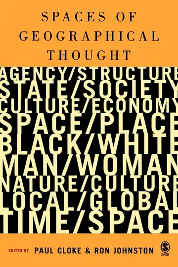 Cover of Spaces of Geographical Thought