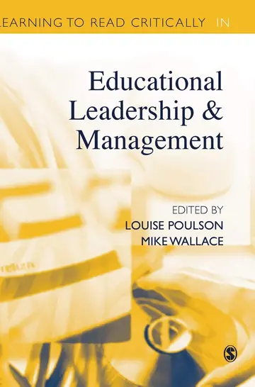 Cover of Learning to Read Critically in Educational Leadership and Management