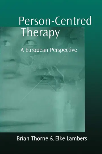Cover of Person - Centred Therapy