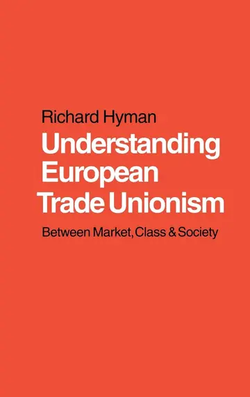 Cover of Understanding European Trade Unionism