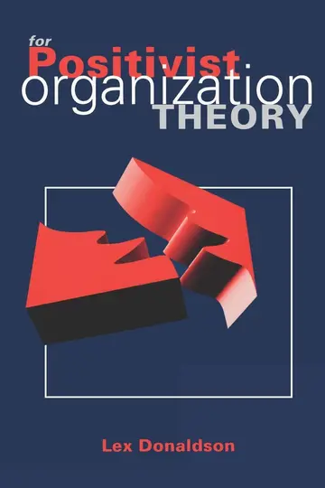 Cover of For Positivist Organization Theory