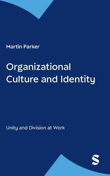Cover of Organizational Culture and Identity