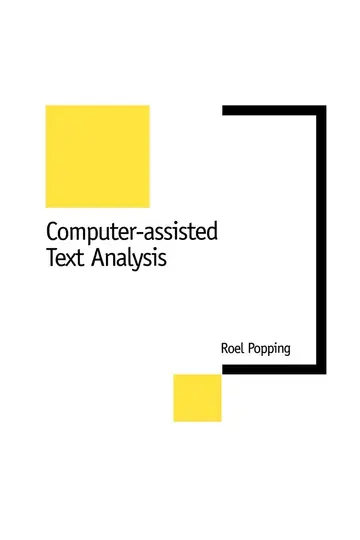 Cover of Computer-assisted Text Analysis