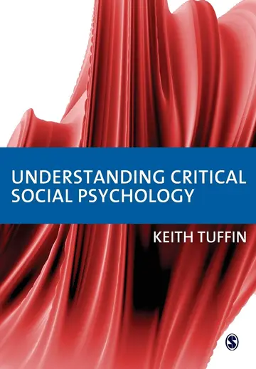 Cover of Understanding Critical Social Psychology