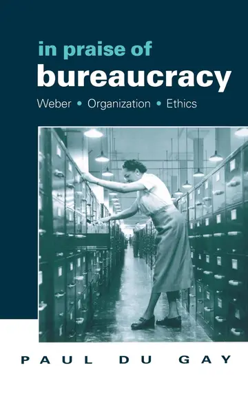 Cover of In Praise of Bureaucracy