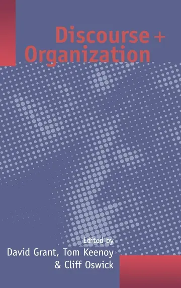 Cover of Discourse and Organization