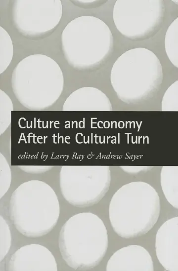 Cover of Culture and Economy After the Cultural Turn