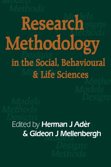 Cover of Research Methodology in the Social, Behavioural and Life Sciences