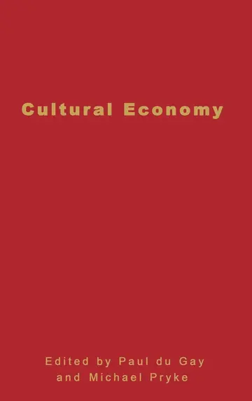 Cover of Cultural Economy
