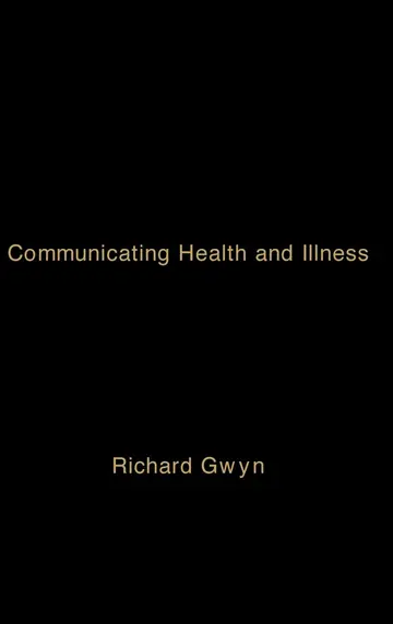 Cover of Communicating Health and Illness