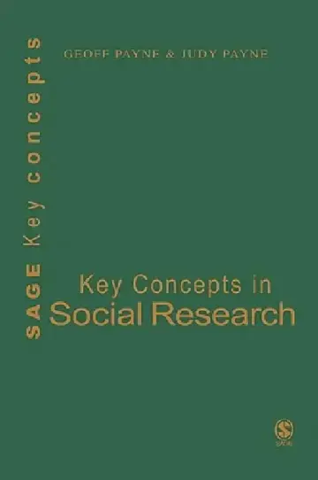 Cover of Key Concepts in Social Research