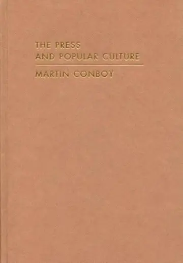 Cover of The Press and Popular Culture