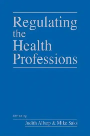 Cover of Regulating the Health Professions