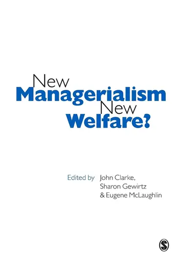 Cover of New Managerialism, New Welfare?