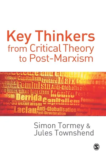 Cover of Key Thinkers from Critical Theory to Post-Marxism