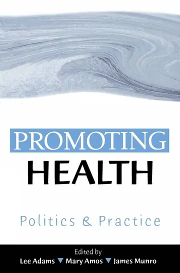 Cover of Promoting Health