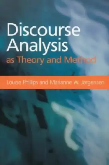 Cover of Discourse Analysis as Theory and Method