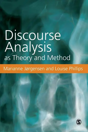 Cover of Discourse Analysis as Theory and Method