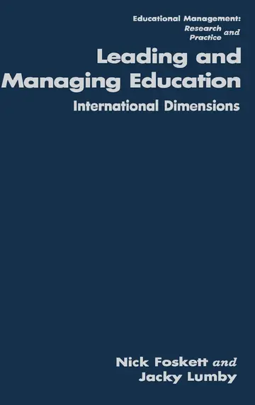 Cover of Leading and Managing Education