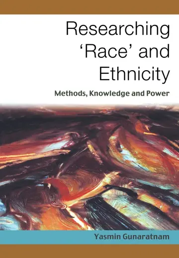 Cover of Researching 'Race' and Ethnicity