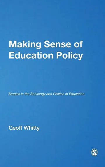 Cover of Making Sense of Education Policy