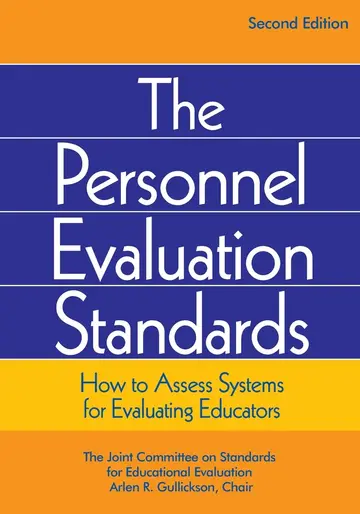 Cover of The Personnel Evaluation Standards