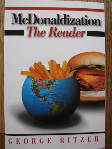 Cover of McDonaldization