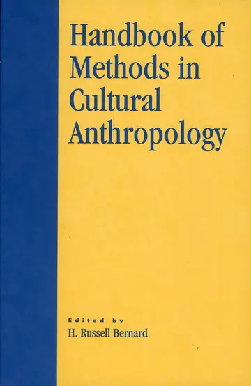 Cover of Handbook of Methods in Cultural Anthropology
