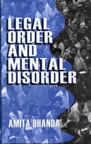 Cover of Legal Order and Mental Disorder