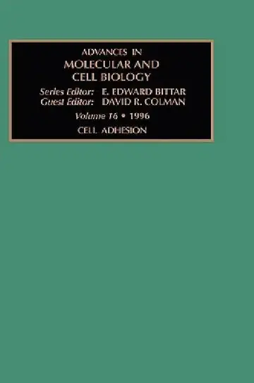 Cover of Cell Adhesion