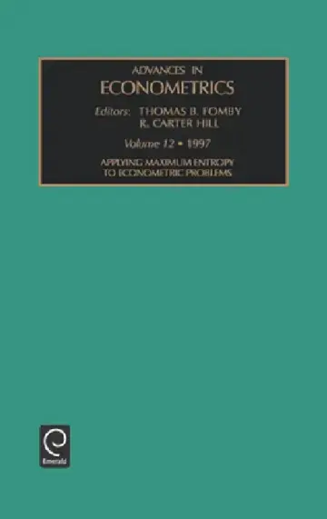 Cover of Applying Maximum Entropy to Econometric Problems
