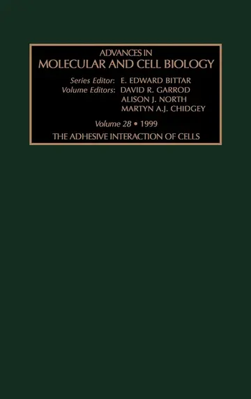 Cover of The Adhesive Interaction of Cells