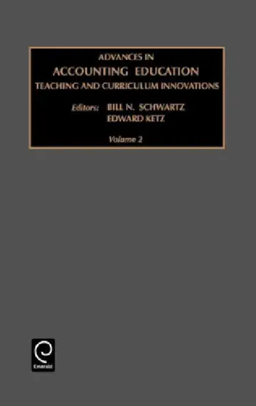 Cover of Advances in Accounting Education