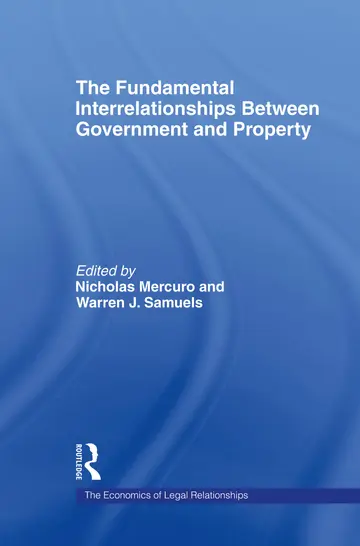 Cover of The Fundamental Interrelationships between Government and Property