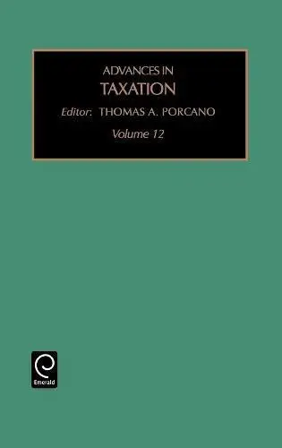 Cover of Advances in Taxation