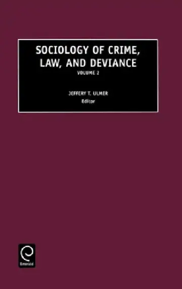 Cover of Sociology of Crime, Law and Deviance
