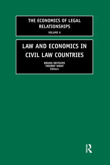 Cover of Law and Economics in Civil Law Countries