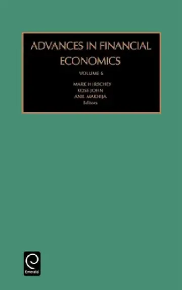 Cover of Advances in Financial Economics