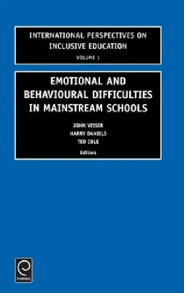 Cover of Emotional and Behavioural Difficulties in Mainstream Schools