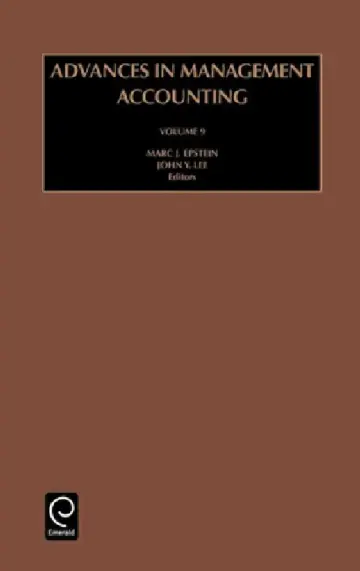 Cover of Advances in Management Accounting