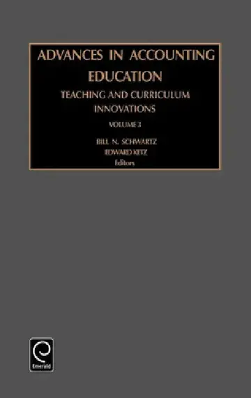 Cover of Advances in Accounting Education